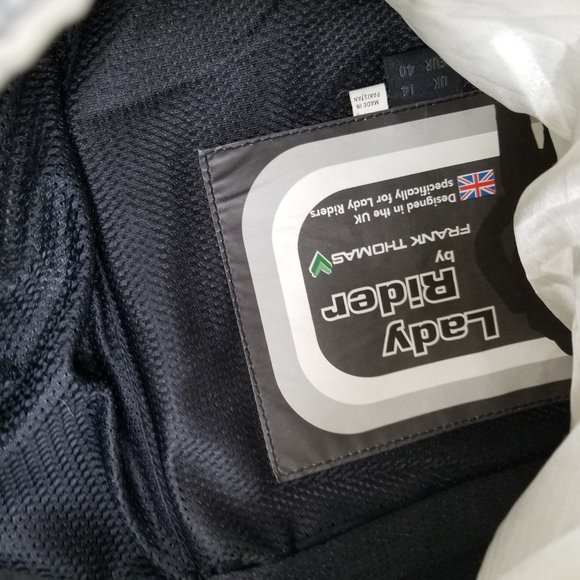 Frank Thomas Lady Rider Motorcycle Womans Jacket Size  US 10 UK14 EUR 40 - Picture 11 of 11